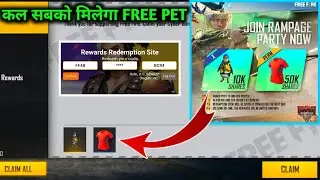 FREE FIRE TOMORROW GIVEAWAY REDEEM CODE,25 JUNE GIVEAWAY REDEEM CODE IN FREE FIRE,RAMPAGE GIVEAWAY