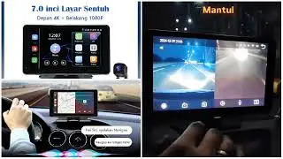 Rekomendasi Dashcam Mobil Bagus | Acroder Dashcam 4K HD 7inch Layar Sentuh