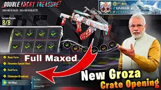 OMG !🤯 30,000 UC New Groza Crate Opening 🔥 || BGMI Double Lucky Treasure Crate Opening - BJPxDRAGON