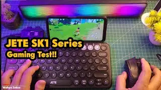 Gaming Test Keyboard Wireless JETE SK1 Series Test Genshin Impact Rekomended WAJIB PUNYA NIH!!