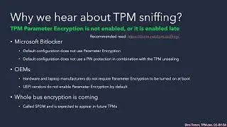 Introduction to Trusted Platform Modules (TPMs) TC1101 Lecture G