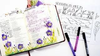 Because Jesus Bible Journaling Printables | Bible Journaling Process