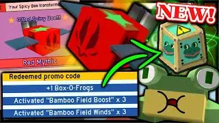 *NEW* CODE Free Box O' Frogs, GIFTED Spicy Bee & ATOMIC Treats | Roblox Bee Swarm Simulator