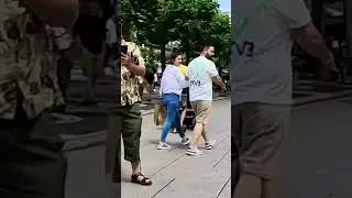 Busking with Looper in Frankfurt - Suzie Q 