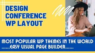 Best Design Conference Layout Wordpress Theme And 1253 Other WP Templates. Easy Page Builder.