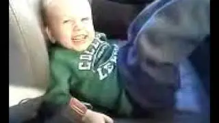 Driving with his feet