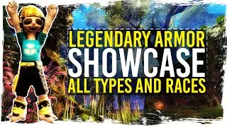 Guild Wars 2 - Legendary Armor Showcase - All Types / Races / Genders
