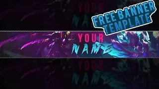 FREE Youtube Banner Template KhaZix By Jasm