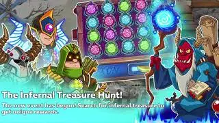 Hustle Castle The Infernal Treasure Hunt /Last Day Chest opening/Unique item