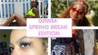 MY FLIGHT GOT DELAYED 10 HOURS | Spring Break Vlog pt. 1 | GRWM: Lashes, Hair & Outfits