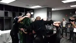 Tyson Fury praying before his fight with Wilder