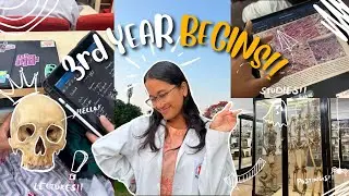 3RD YEAR MBBS BEGINS!!!!🩺*chaotic* 🩻studies,classes,came a long way!