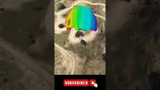 Pubg Vs Gta 5 Parashute Jump | #gta5 #pubg #comparision #shorts