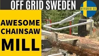 Milling on the chainsaw mill — THIS IS AWESOME