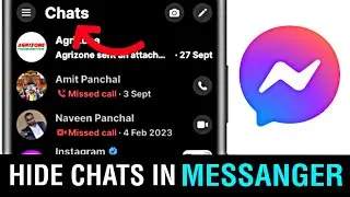 How to hide chat on messenger | facebook chat hide kaise kare | hide facebook messenger chat