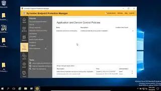 SEPM policies - application & device control (Hindi)