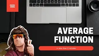 How to use AVERAGE Function Excel 2021 beginner tutorial and examples