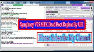 Symphony_V75_MTK_Dead_Boot_Emmc_repair & partition_By UFI