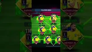 This is Brazil 🇧🇷🇧🇷 ~ World Cup Squad X FIFA Mobile 22