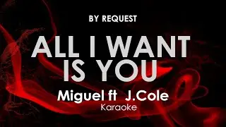 All I Want Is You  |  Miguel ft  J  Cole karaoke