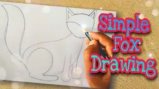 simple Fox Drawing