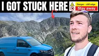 Wales BEST FREE Overnight Park Up - WHY DID I CLIMB HERE!