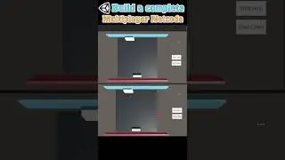 Step by step build a complete Multiplayer Netcode in Unity Visual Scripting #GameDev #MadeWithUnity