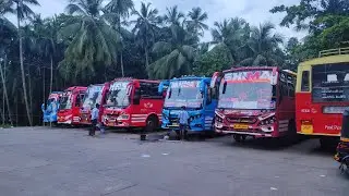ഓടാൻ തയ്യാറായി വഴിക്കടവ് ബസ്സുകൾ 🔥Vazhikadav Bus stand #keralabus #vazhikadavu #busstatus