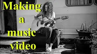 Shooting My first music video / Behind the scenes