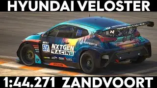 iRacing Hyundai Veloster TCR | (NEW!) Zandvoort | 1:44.271 | Fixed Setup