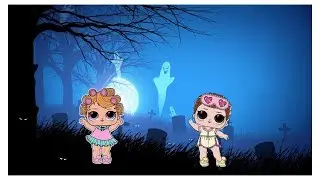 LOL Surprise Dolls Scary Sleepover!!!