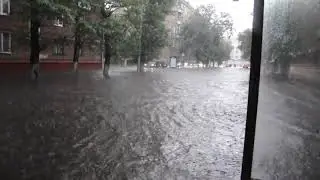 Ливень в Москве 07 06 204  Потоп в Москве