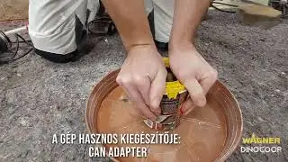 XVLP 3500 festékszóró rendszer használata + can adapter