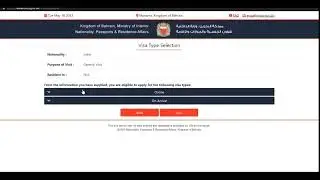 How To Online Apply Bahrain Tourist Visa - eVisa Step By Step Full Information