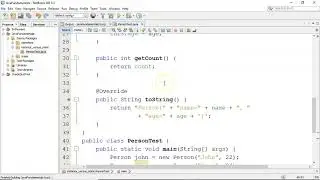 Static versus non-static variables in Java tutorial.