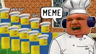 ROBLOX Feeding Trash to Rich People... but FUNNY