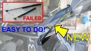 Hatch Gas strut replacement on a Mini Cooper