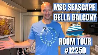 MSC SEASCAPE Bella Balcony ROOM TOUR