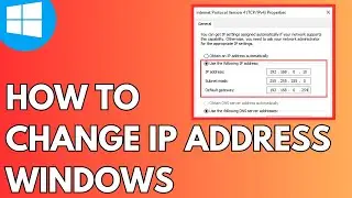 How to Change IP Address on Windows 10 2024 FULL Guide