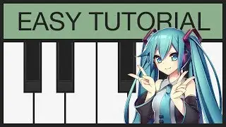 Ievan Polkka (Hatsune Miku) | EASY Piano Tutorial | Melodica | Slow