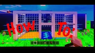 How to build a grocery store (exterior) Minecraft