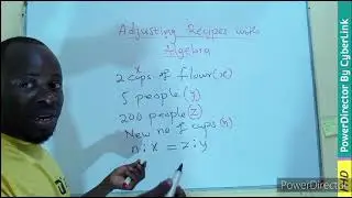 Scaling Recipes with Algebra: From 5 to 200 Servings Using Simple Math