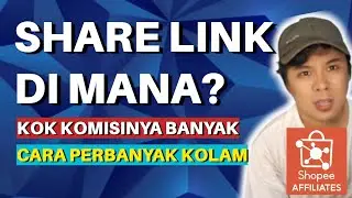 TEMPAT SHARE LINK SHOPEE AFFILIATE‼️PERBANYAK KOLAM AFFILIATE BIAR KOMISINYA BANYAK✅️