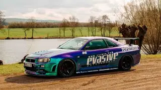 Dave's Nissan R34 GTR - CarPorn - Cinematic - 4K