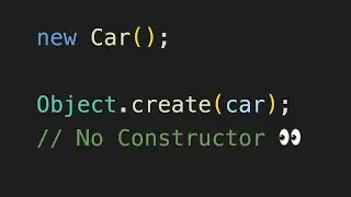 Difference between Object.create and new keyword | Javascript Interview Questions