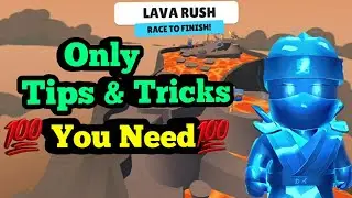 Stumble Guys 🔥Lava Rush 💯 Pro Tips & Tricks 💯