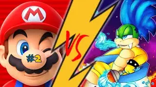 AUJOURD'HUI LE MAL ET LE BIEN VONT S'AFFRONTER MARIO VS LARRY (super mario bros wii épisode #2)