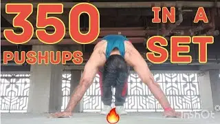 350 Pushups in a set 🔥🔥💪🏻😈🧿 l Pushups in a set challenge l Pushups for chest l Ambikesh #motivation