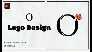 Letter O Logo Design Adobe illustrator toutrial | How to Make easy O letter Logo Design  in Adobe