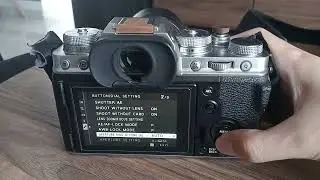 Sirui Sniper 23mm f1.2 lens X-mount - How to Manually Change Aperture